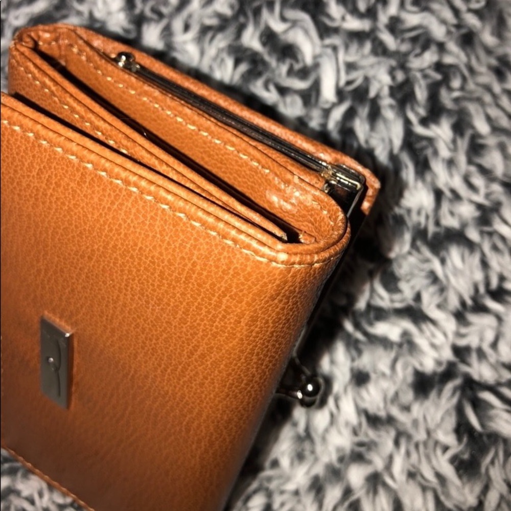 Brown leather wallet